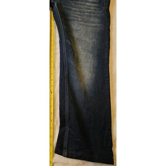 COBB Italy Straight Fit Low Rise Dark Wash Denim Jeans Mens Size 32 Capri - Picture 11 of 12